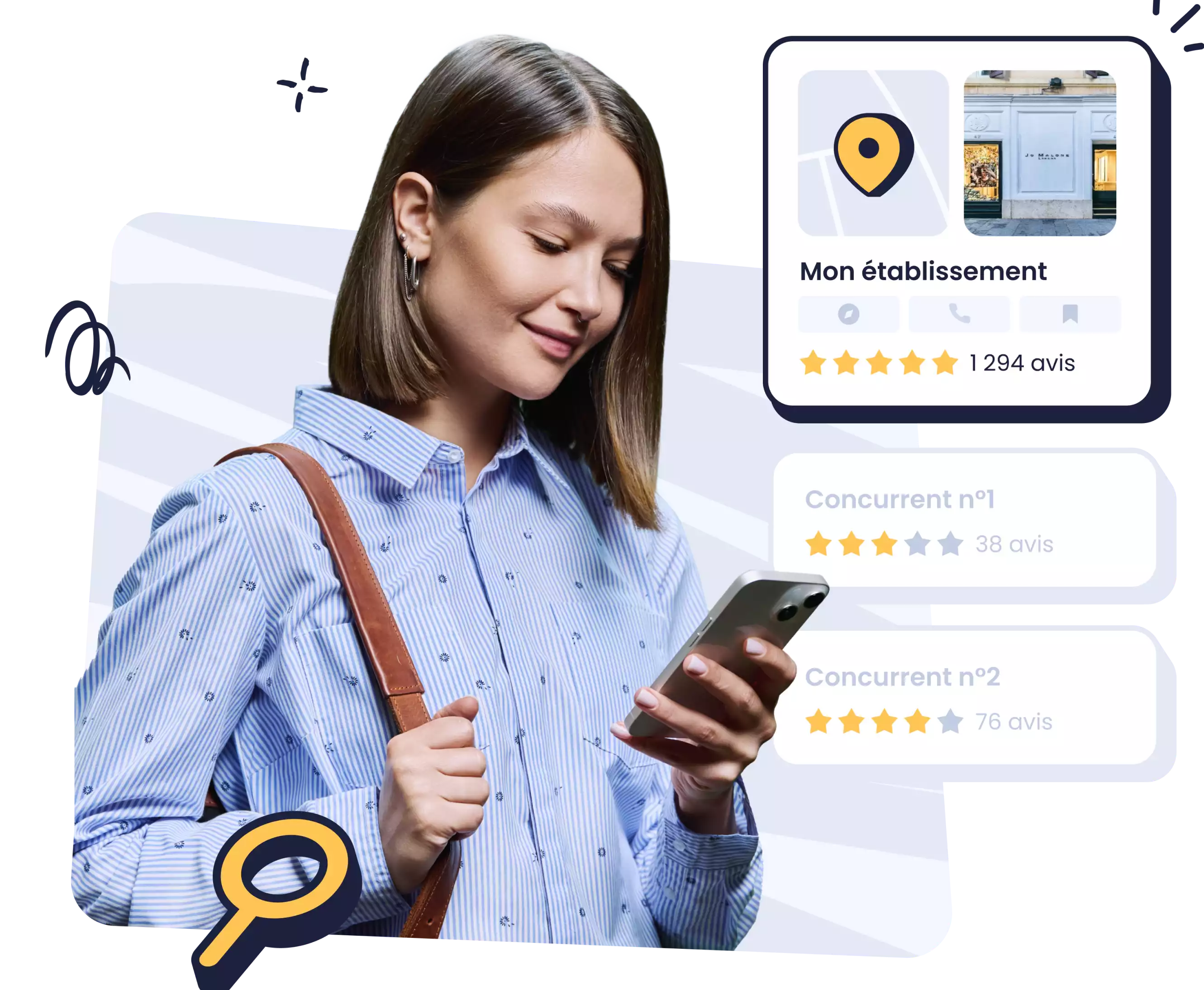 Avis Google entreprise avec avis positifs