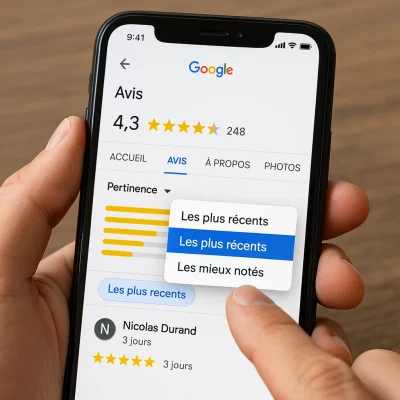 Optimisation fiche Google My Business