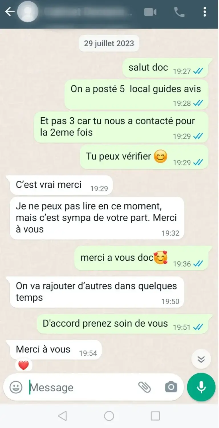 Client satisfait boost avis